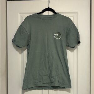 Vans Men’s Sage Green Palm Logo Short Sleeve Tee
